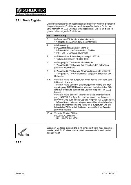 Betriebsanleitung - Schleicher Electronic