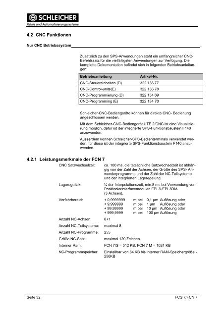 Betriebsanleitung - Schleicher Electronic