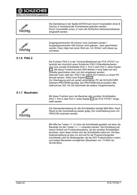 Betriebsanleitung - Schleicher Electronic