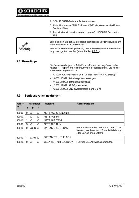 Betriebsanleitung - Schleicher Electronic