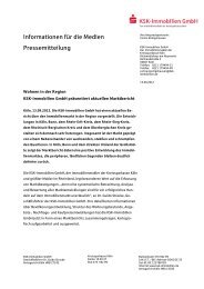 PM Marktbericht KSKI - Schaufenster Bonn
