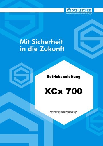 Betriebsanleitung - Schleicher Electronic