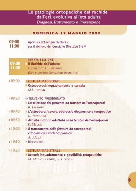Congresso Nazionale SIGM - Fondazione Don Carlo Gnocchi