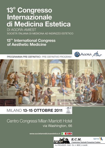 13o Congresso Internazionale di Medicina Estetica