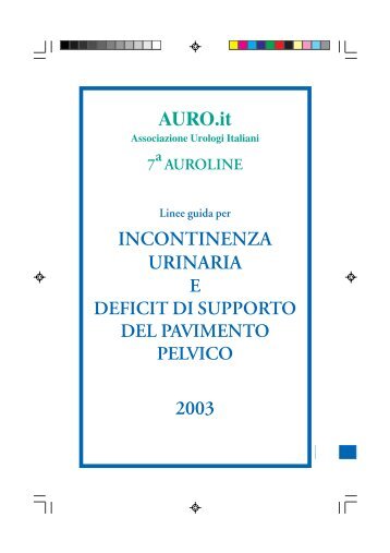 AURO.it INCONTINENZA URINARIA 2003