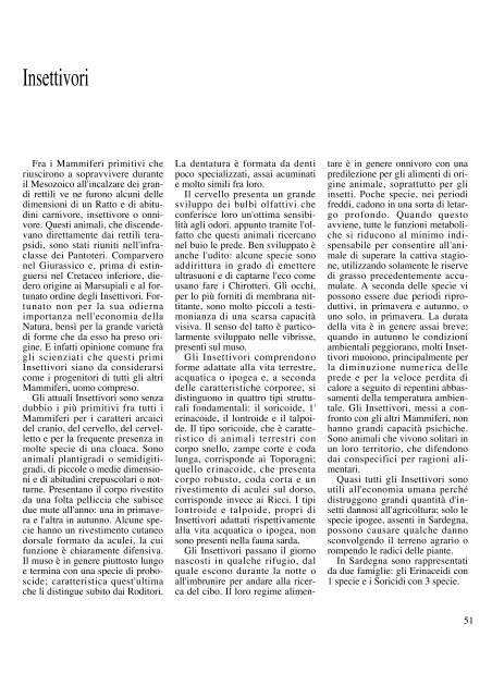 Insettivori [file .pdf - 15,5 Mb] - SardegnaAmbiente