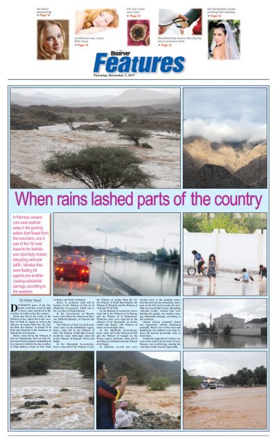 Downpour unleashes chaos in Muscat - Oman Daily Observer