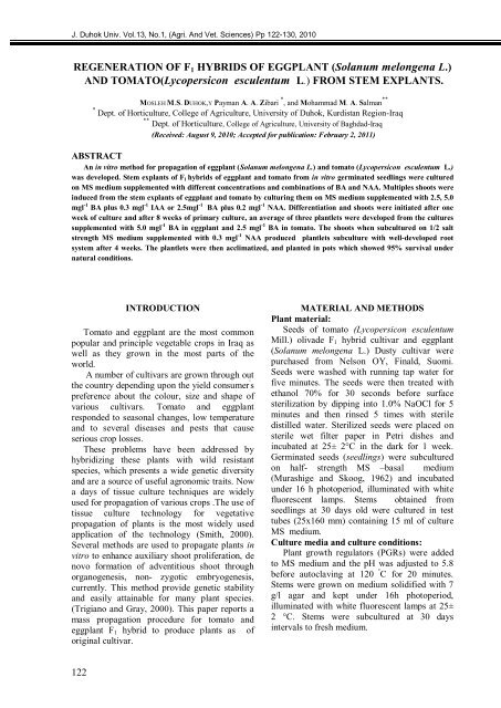 The Influence Of Priming Two Cucumber Cultivar Seeds