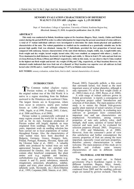 The Influence Of Priming Two Cucumber Cultivar Seeds