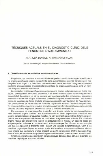Tècniques actuals en el diagnòstic clínic dels fenòmens d ...