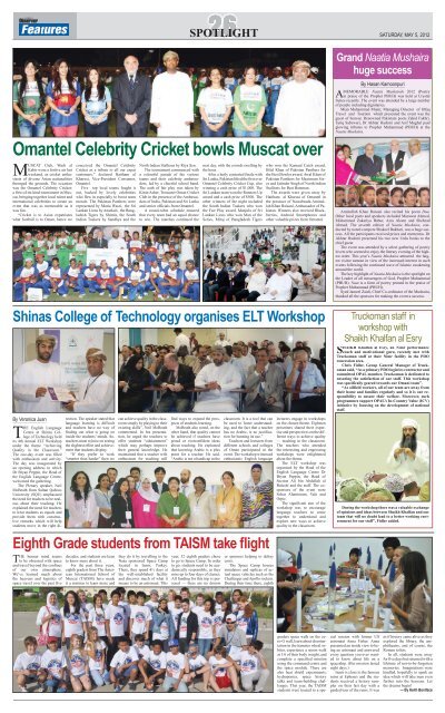 Observer & Busness 5 May 2012 - Oman Daily Observer