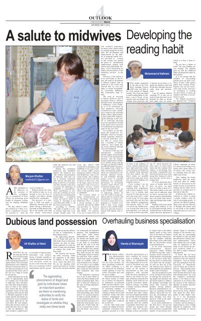 Observer & Busness 5 May 2012 - Oman Daily Observer