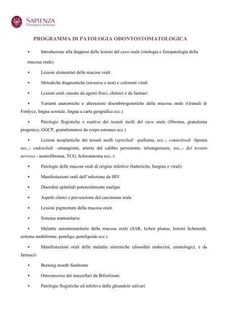 Pemfigoide Delle Mucose Orali