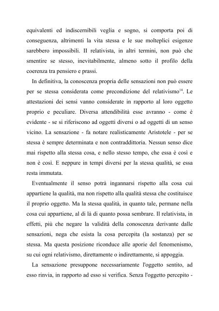 Paradigmi della critica al relativismo - Veritatis Splendor