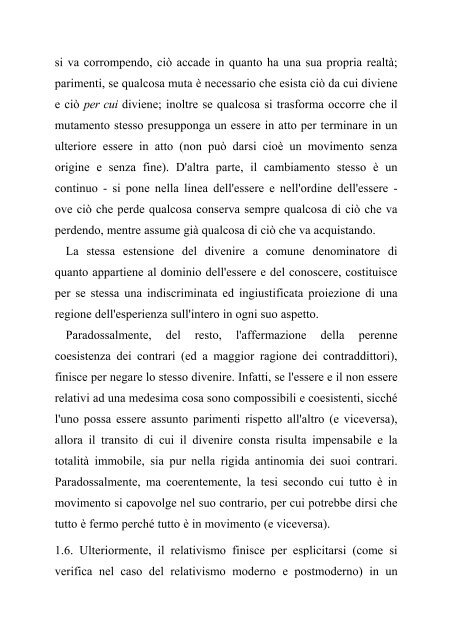 Paradigmi della critica al relativismo - Veritatis Splendor