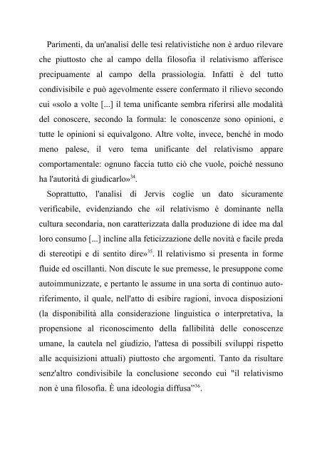 Paradigmi della critica al relativismo - Veritatis Splendor