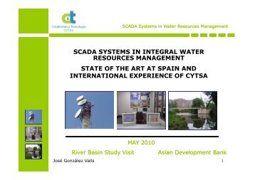 scada systems in integral water resources management - Tecniberia