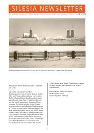 SILESIA NEWSLETTER - Schlesisches Museum zu Görlitz