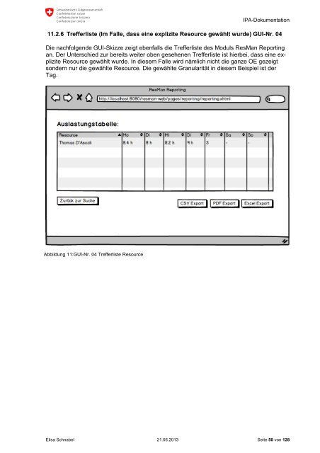 IPA-Dokumentation 2013 ResMan Reporting