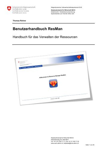 Benutzerhandbuch ResMan