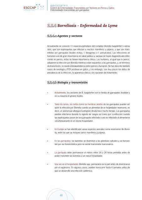 Control de enfermedades transmitidas por Vectores en perros y Gatos