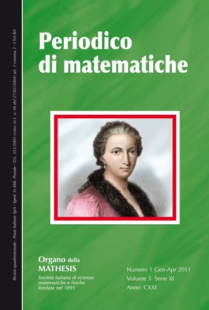 Periodico di matematiche - Mathesis