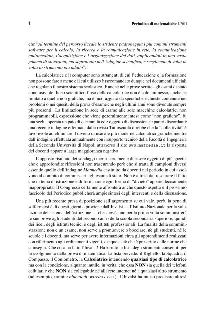 Periodico di matematiche - Mathesis