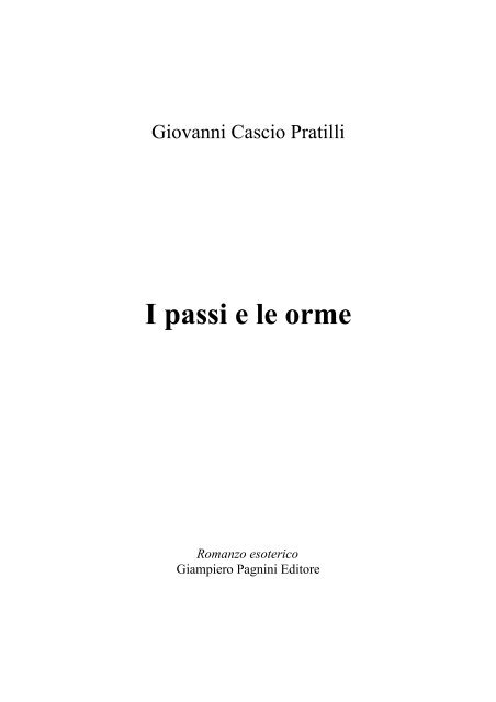 I passi e le orme - Giovanni Cascio Pratilli