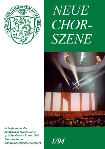 NeueChorszene 01 - Ausgabe 1/2004