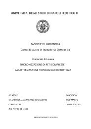 Sincronizzazione di reti complesse - Elettrotecnica