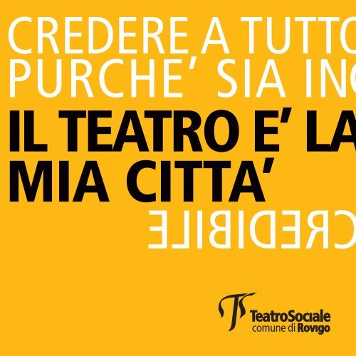 PURCHE' SIA INC CREDIBILE - Comune di Rovigo