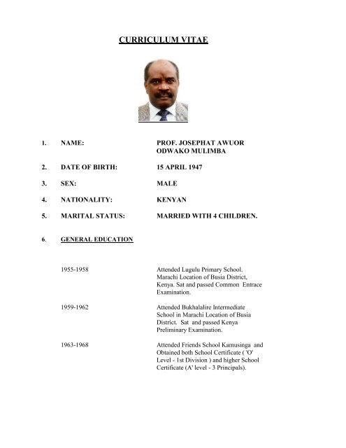 Curriculum Vitae