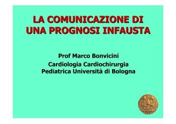 M. Bonvicini - SICP