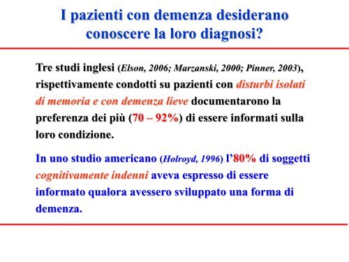 Diagnosi - Associazione Italiana di Psicogeriatria