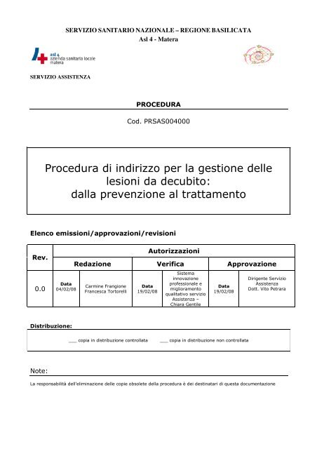 Lesioni da decubito: prevenzione, stadi, classificazione e trattamento