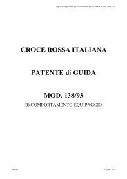 Quiz B - COMPORTAMENTO EQUIPAGGIO - Croce Rossa Italiana ...