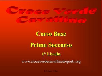 Primo Soccorso parte 2 - Croce Verde Cavallino-Treporti