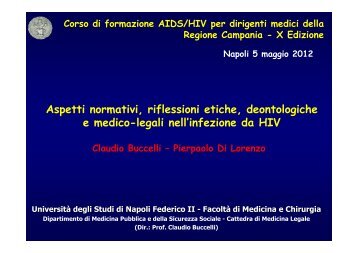 Bioetica e Aids (Napoli 5.5.12 - Regione Campania