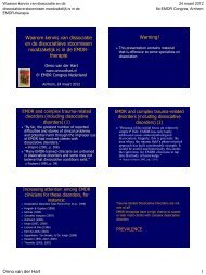 Structural Dissociation of the Personality and the Treatment of ...