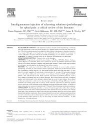 Intraligamentous injection of sclerosing solutions - NYU Langone ...