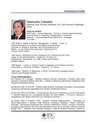Giancarlo Calzetta - IDC Italia