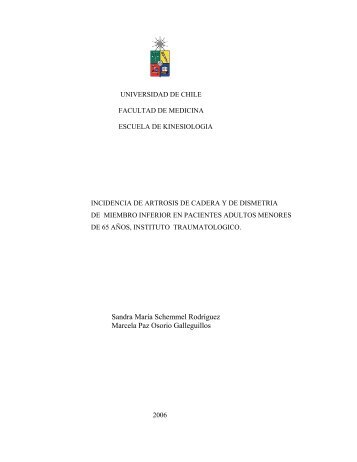 Sandra María Schemmel Rodríguez Marcela Paz Osorio Galleguillos
