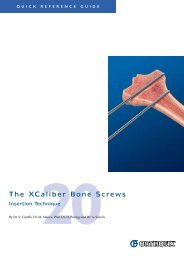 The XCaliber Bone Screws - Orthofix.com