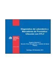 Infección con HTLV-I - Instituto de Salud Pública de Chile