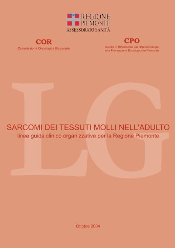 sarcomi dei tessuti molli nell'adulto - Sistema Nazionale Linee Guida