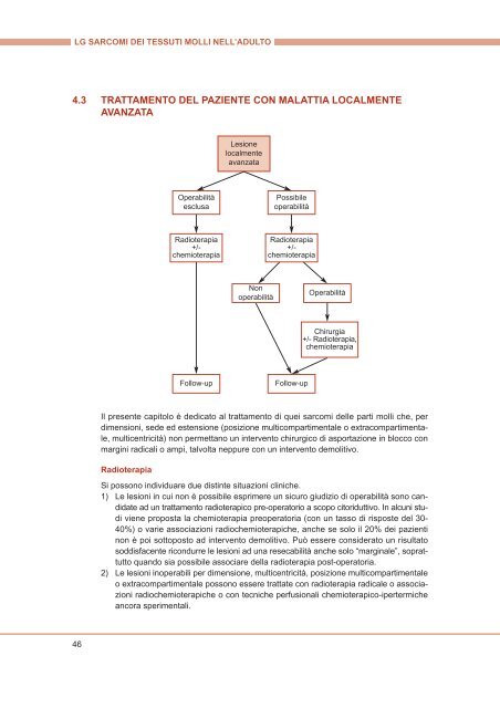 sarcomi dei tessuti molli nell'adulto - Sistema Nazionale Linee Guida