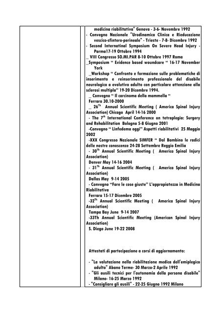 curriculum vitæ - Azienda ULSS 19