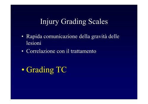 La diagnostica per immagini del trauma maggiore