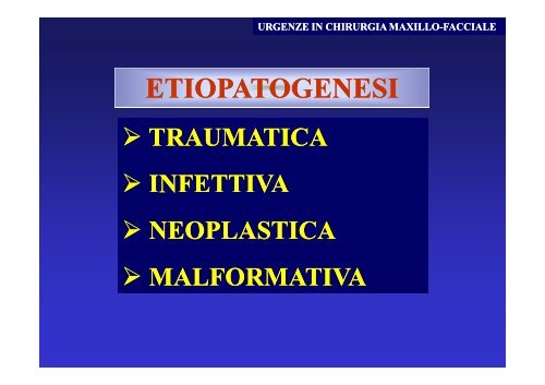 Emergenze in chirurgia maxillo facciale - Supramicrosurgery