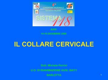 Il collare cervicale